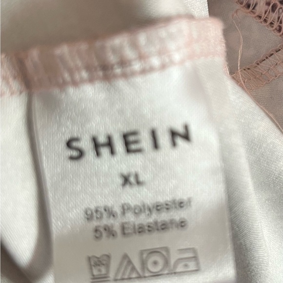 SHEIN XL 3/4 sleeve pink casual dress - Picture 3 of 5